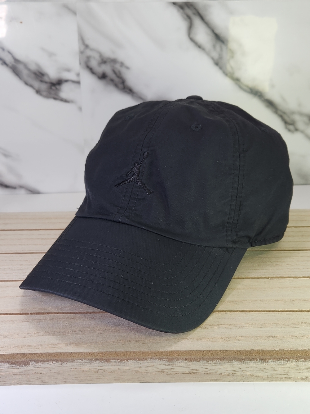 Jordan Jumpman Black Cap. Dad Hat. Adjustable.  Unisex